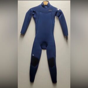 Quiksilver Blue and Black One Piece Wetsuit